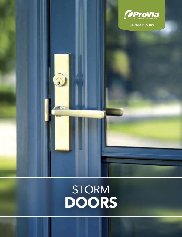 Provia storm door catalog
