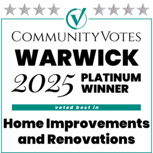 Winners badge warwick 2025 platinum home improvements and renovations
