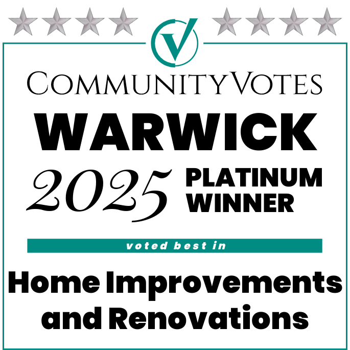 Winners badge warwick 2025 platinum home improvements and renovations