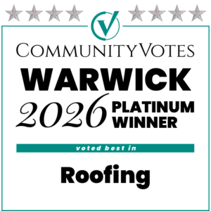 Winners badge warwick 2026 platinum roofing