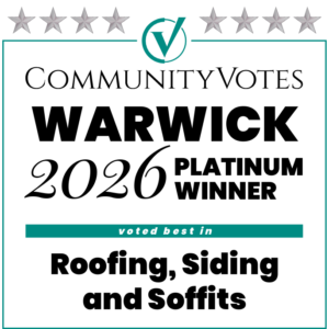 Winners badge warwick 2026 platinum roofing siding and soffits