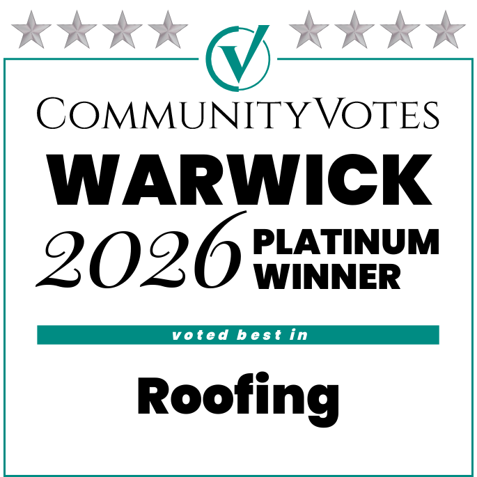 Winners badge warwick 2026 platinum roofing